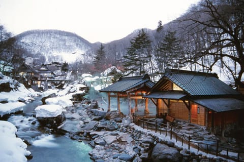 Natural landscape, Hot Spring Bath, Open Air Bath
