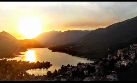 Natural landscape, Mountain view, Sunrise, Sunset