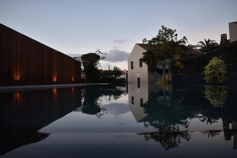Property building, Swimming pool, Swimming pool, Sunset