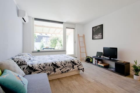 Bed, TV and multimedia, Photo of the whole room