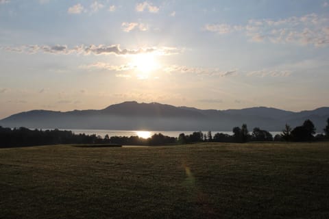Natural landscape, Lake view, Sunrise