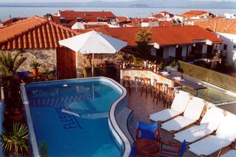 Day, Bird's eye view, Swimming pool