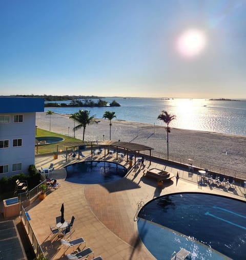 Natural landscape, Beach, Lake view, Pool view, Swimming pool, Sunset