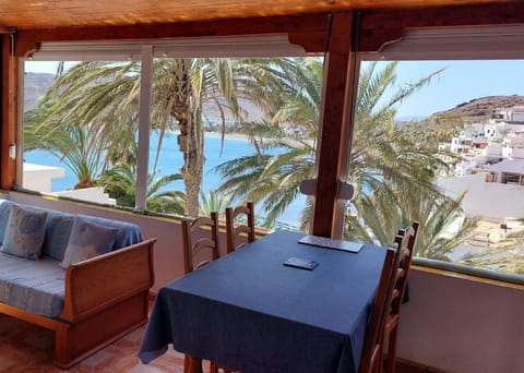 Day, Natural landscape, View (from property/room), Seating area, Dining area, Sea view