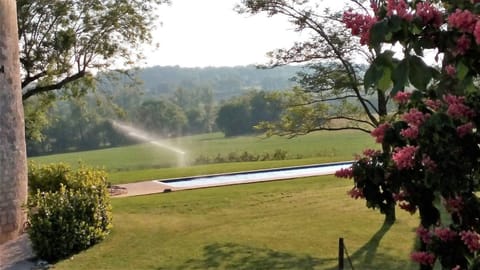 Spring, Day, Natural landscape, Garden, View (from property/room), On site, Garden view, Pool view, Swimming pool, Swimming pool