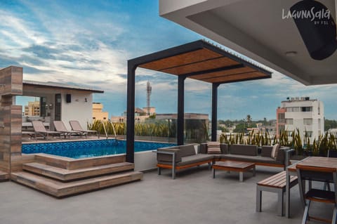 Property building, View (from property/room), Pool view