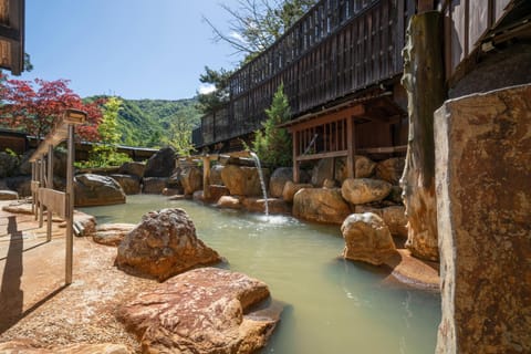 Day, Natural landscape, Hot Spring Bath, Open Air Bath, Public Bath