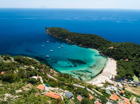 Day, Natural landscape, Bird's eye view, Summer, Beach, Beach, Mountain view, Sea view