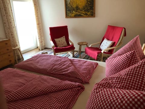 Bed, Bedroom, Mountain view