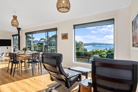 Living room, Seating area, Dining area, Mountain view, Sea view