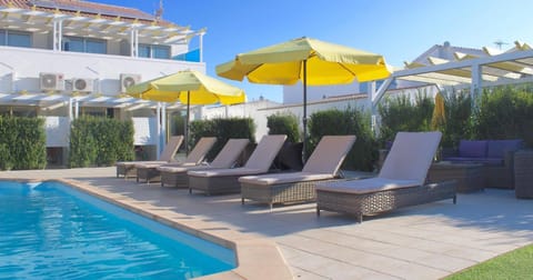 Patio, Spring, Day, Garden, Pool view, Swimming pool, sunbed