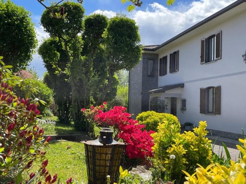 Property building, Spring, Garden view