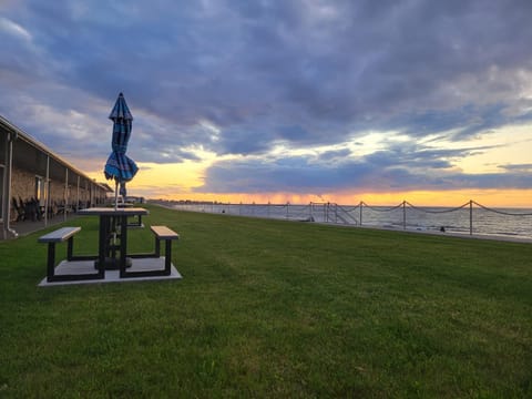 Natural landscape, Sea view, Sunset