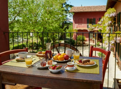 View (from property/room), Balcony/Terrace, Garden view, Breakfast