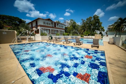 Property building, Pool view, Swimming pool