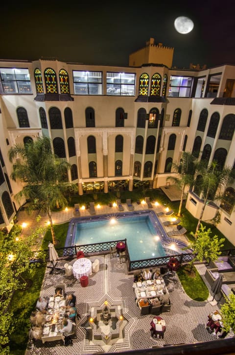 Property building, Pool view, Swimming pool