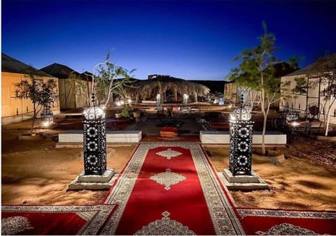 Property building, Night, Garden view