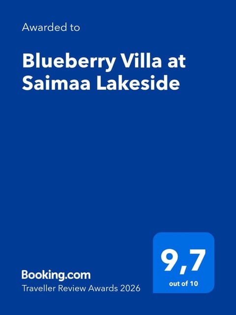 Blueberry Villa at Saimaa Lakeside Villa in Finland