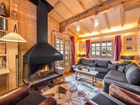 Chalet 4 chambres à Megève Mont d'Arbois - 10 pers, terrasse, parking - FR-1-453-10 Chalet in Megève