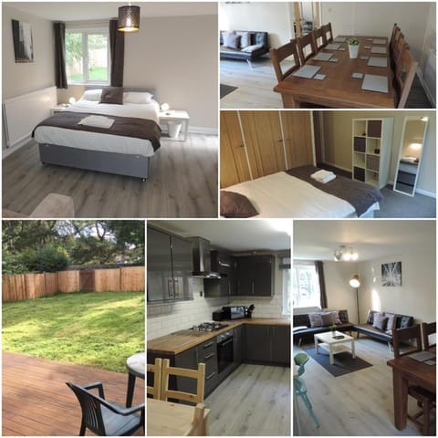 Property building, Garden, Kitchen or kitchenette, Dining area, Bedroom