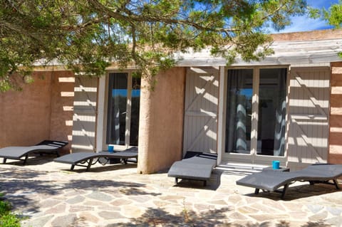 Patio, Garden view, sunbed