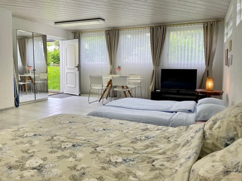 Bed, TV and multimedia, Photo of the whole room