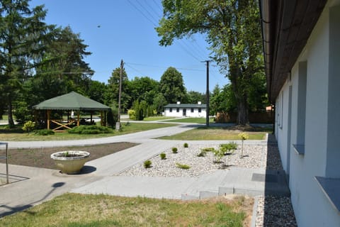 Property building, BBQ facilities, Garden view