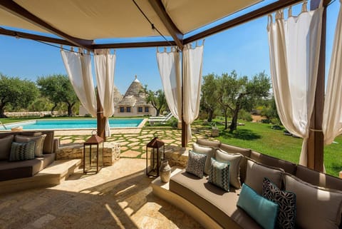 Natural landscape, Garden, Garden view, Pool view, Swimming pool