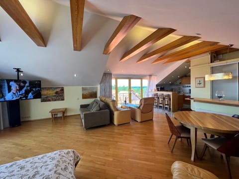 TV and multimedia, Kitchen or kitchenette, Seating area, Dining area, Evening entertainment