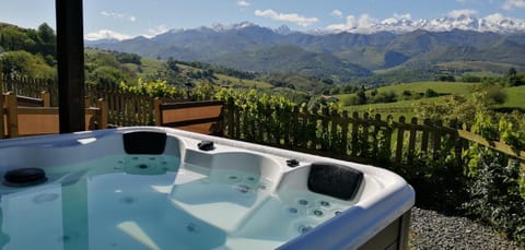 Natural landscape, Hot Tub, View (from property/room), Spa and wellness centre/facilities, Garden view, Landmark view, Mountain view