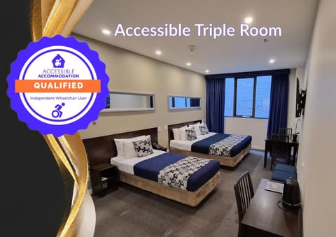 Bed, Bedroom, Certificate/Award, Facility for disabled guests, acessibility