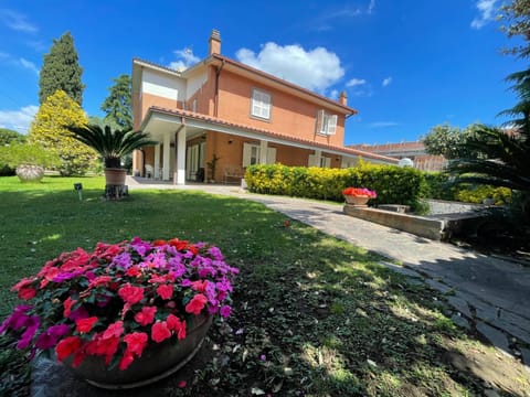 Property building, Spring, Garden view