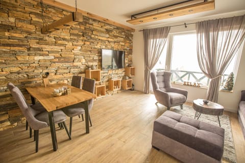 Balcony/Terrace, Kitchen or kitchenette, Living room, Seating area, Dining area