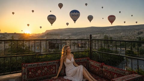 Natural landscape, Balcony/Terrace, Sunrise