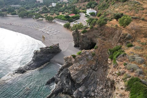 Property building, Natural landscape, Bird's eye view, Beach