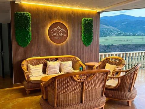 Natural landscape, Seating area, Mountain view