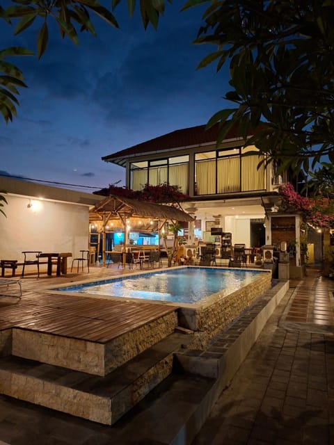 Property building, Pool view, Swimming pool