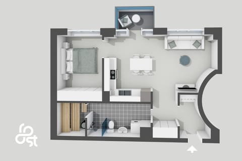 Roost Munkkisaari Apartment in Helsinki