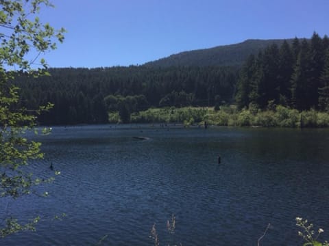 Natural landscape, Lake view, Mountain view