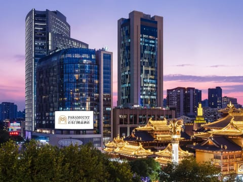 Property building, Night, City view, Location