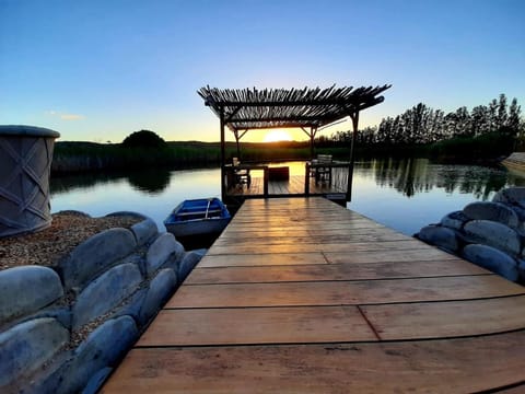 Lake view, Sunset