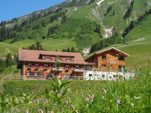 Property building, Natural landscape, Summer, Mountain view