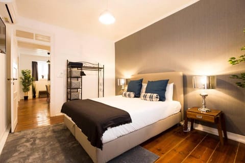 Bed, Bedroom, air conditioner
