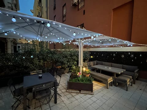 Property building, Balcony/Terrace, Sunset