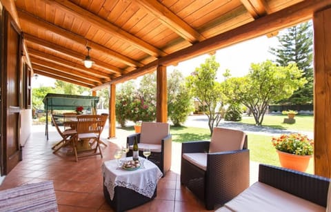 Property building, Patio, Garden, Dining area, Garden view