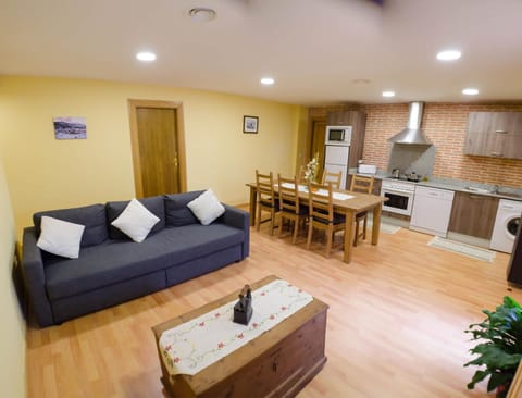 Kitchen or kitchenette, Living room, Dining area