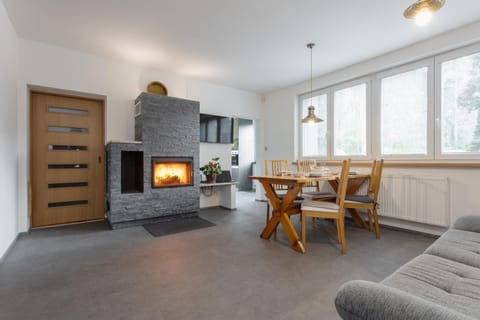 Living room, Seating area, Dining area