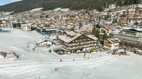 Day, People, Winter, Skiing, City view, group of guests