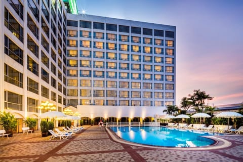 Summer, Pool view, Swimming pool, Swimming pool, Sunset