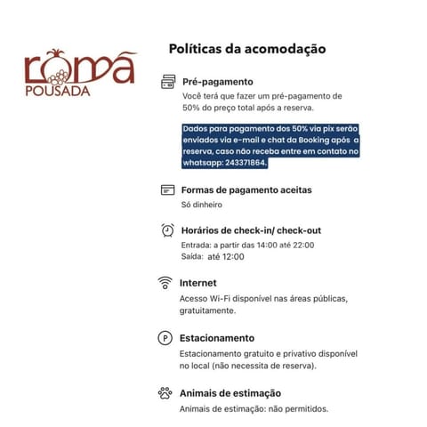 Pousada Romã Inn in Paraty